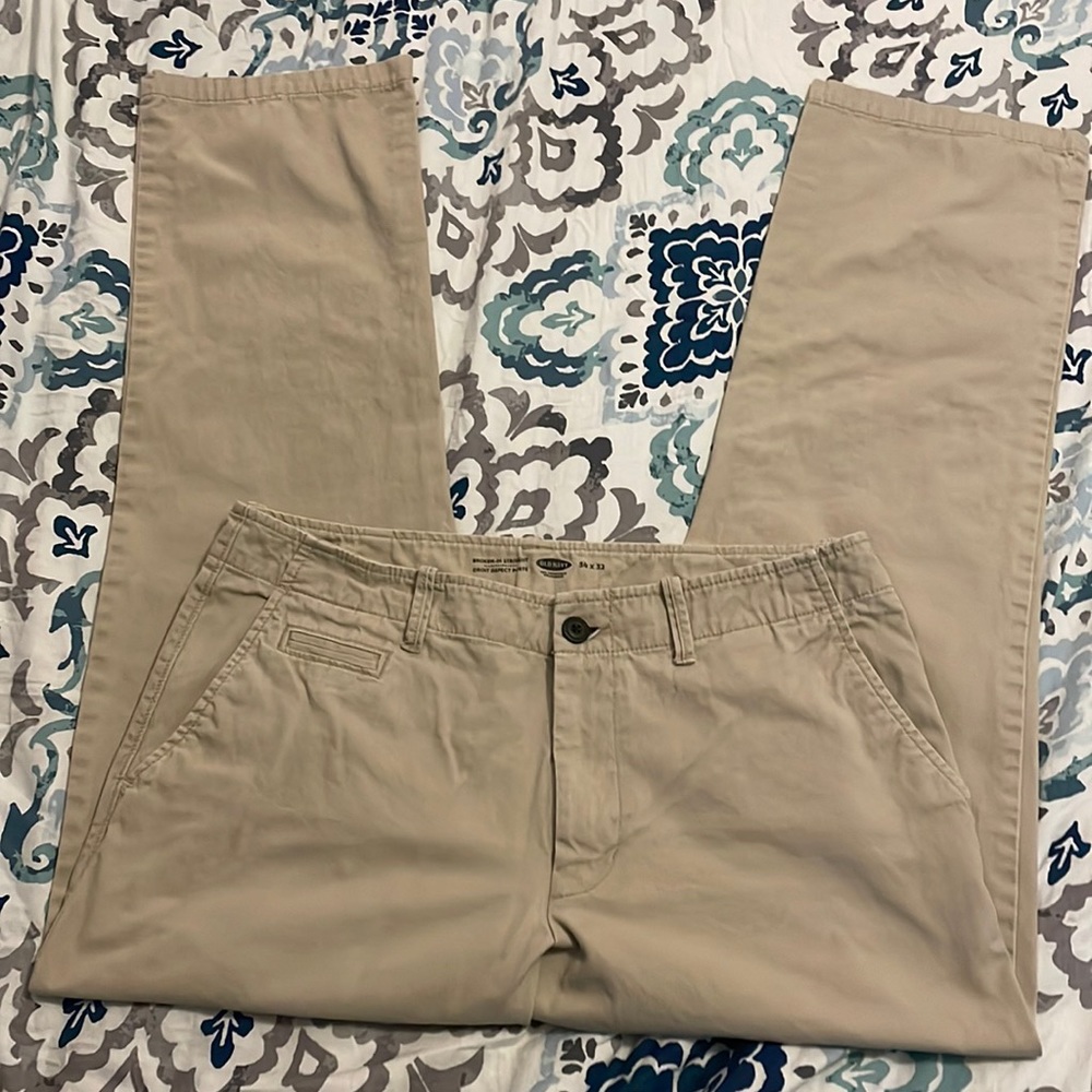 Mens 34x32 Old Navy Khaki Pants